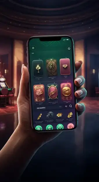 Interface élégante du Winzter Casino affichant une sélection de jeux premium et le bonus de bienvenue exclusif jusqu'à 3000€, représentant l'expérience de jeu d'élite.