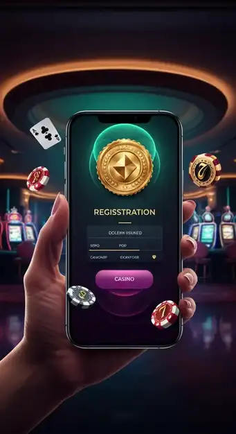 Formulaire d'inscription rapide du Winzter Casino sur un écran d'ordinateur, affichant les champs à remplir et les devises disponibles.